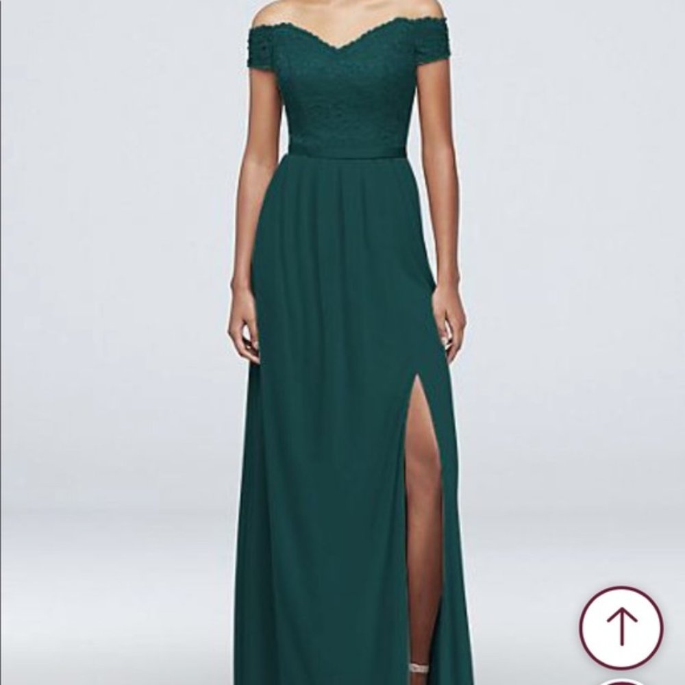 David's Bridal bridesmaid dress - gem sz 6